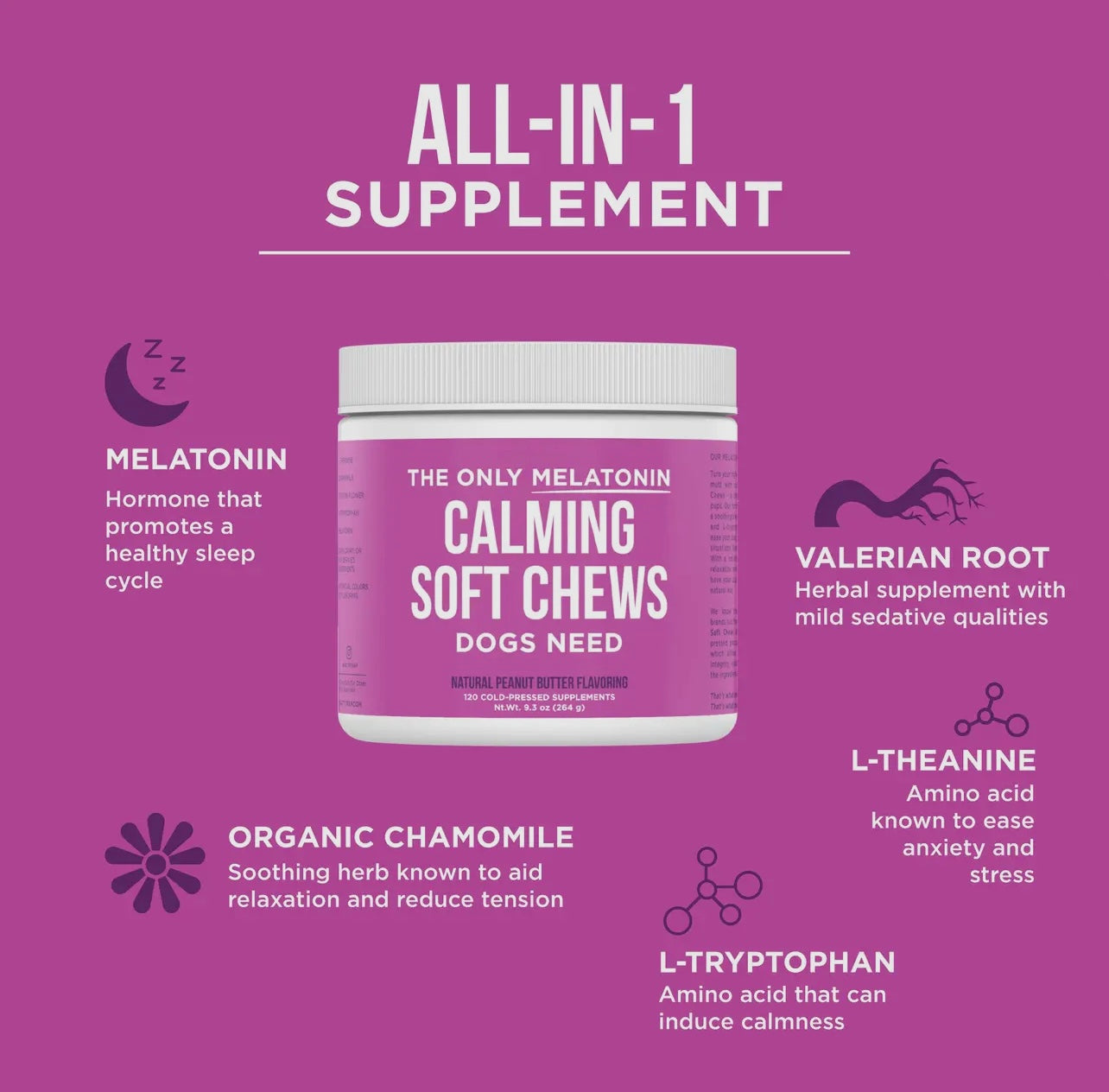 The Only Calming Soft Chews Dogs Need