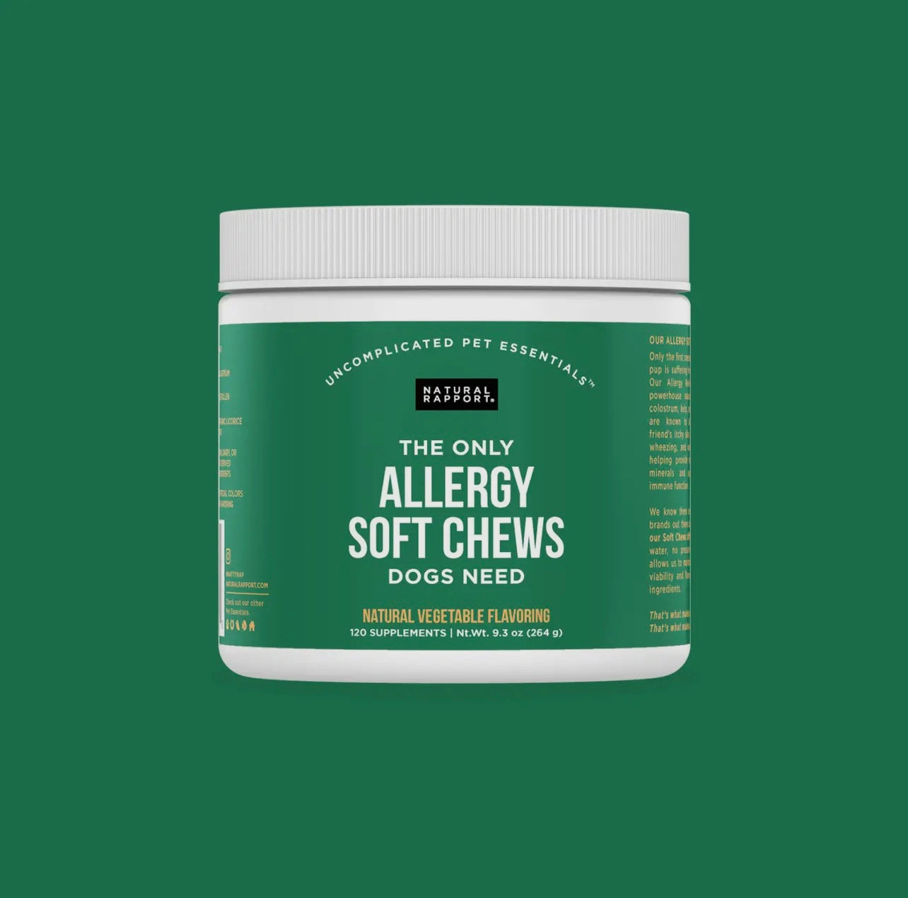 The Only Allergy Soft Chew Dogs Need