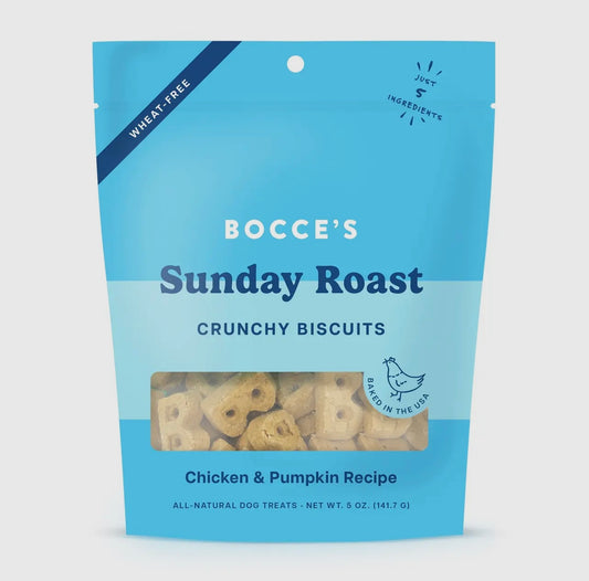 Bocce's Bakery Sunday Roast Biscuit Dog Treats Bag